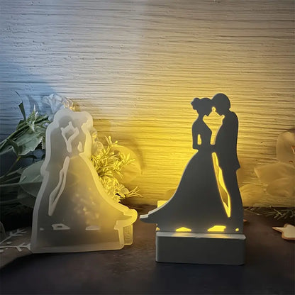 Silikonform Aufsteller Hochzeitspaar