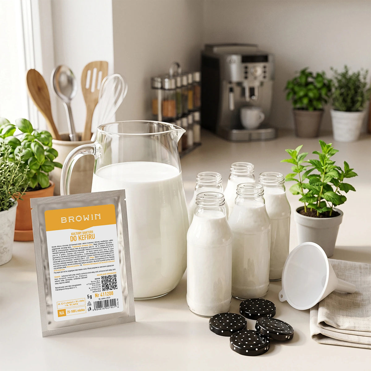 Bakterienkulturen für Kefir und Dickmilch