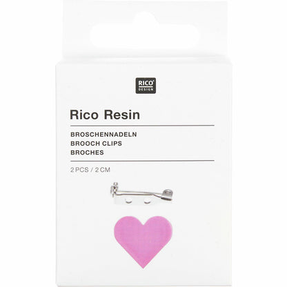 Broschennadel 2 cm, 2 Stk - Craftguru