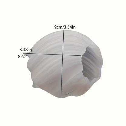 Silikonform Kerze gedreht