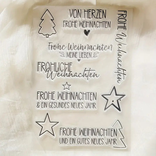 Clearstamps Weihnachtsgrüße