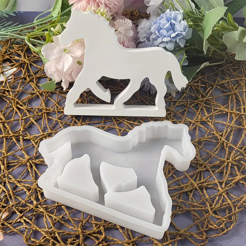Silikonform Trabendes Pferd