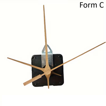 Uhrwerk mit Zeigern, Holz, verschiedene Varianten
