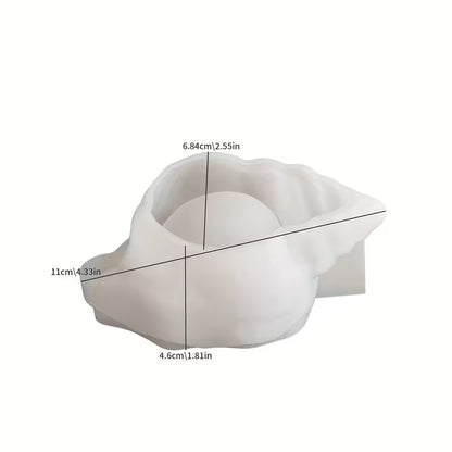 Silikonform Muschel