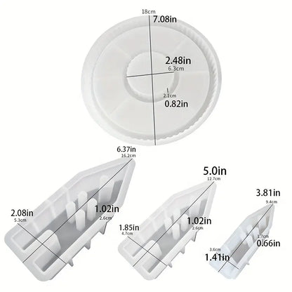 Silikonform Schale mit Häuschen