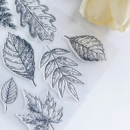 Clearstamps Blätter - Craftguru