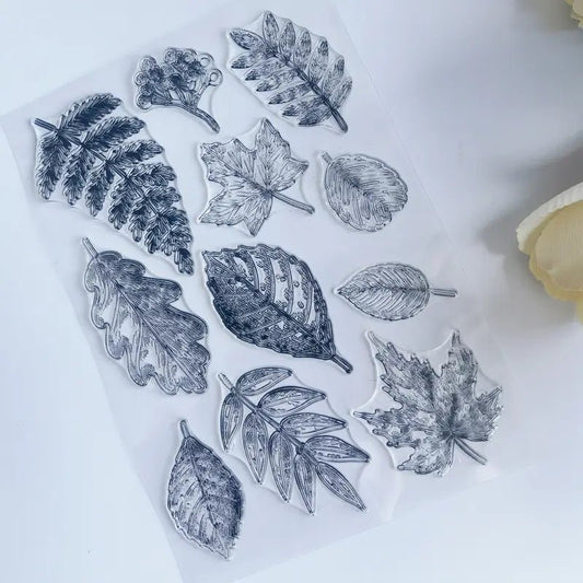 Clearstamps Blätter - Craftguru