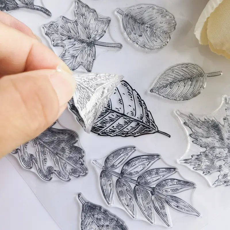 Clearstamps Blätter - Craftguru