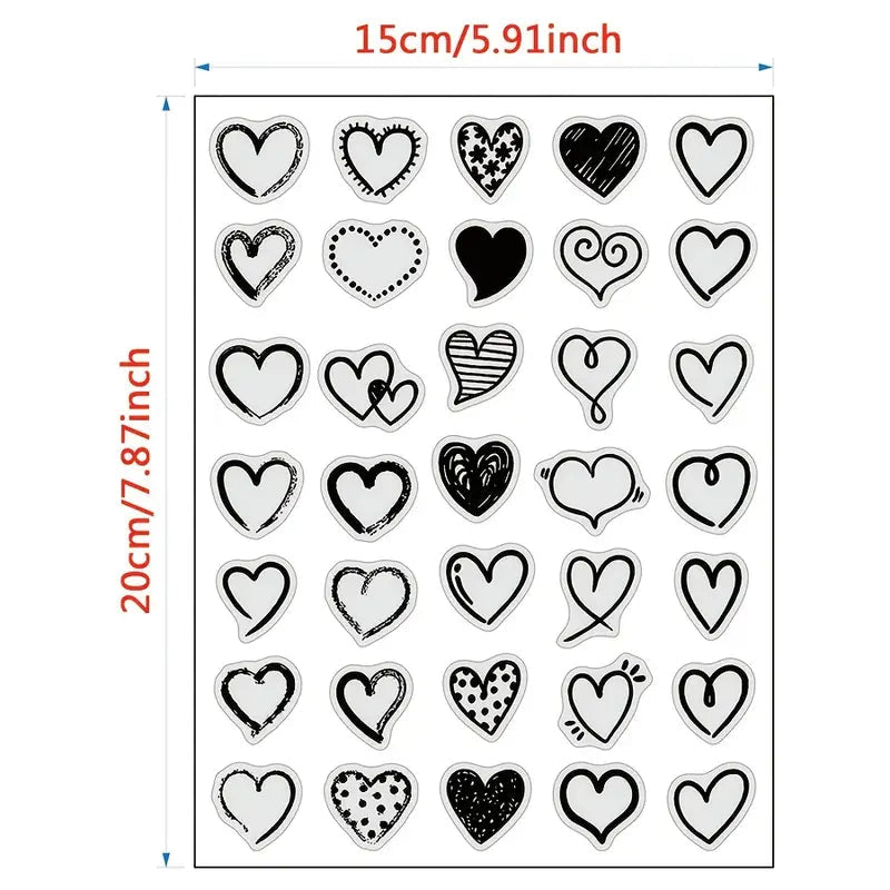 Clearstamps Herzchen - Craftguru