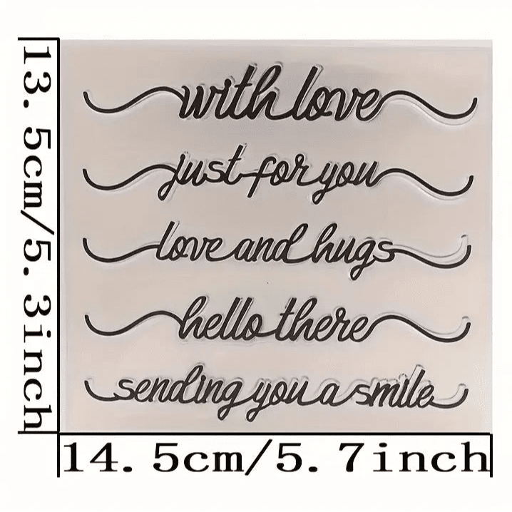Clearstamps Kleine Botschaft - Craftguru