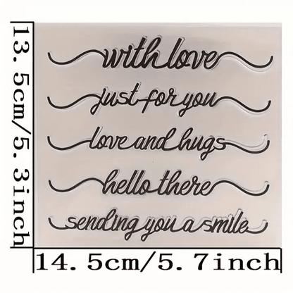 Clearstamps Kleine Botschaft - Craftguru