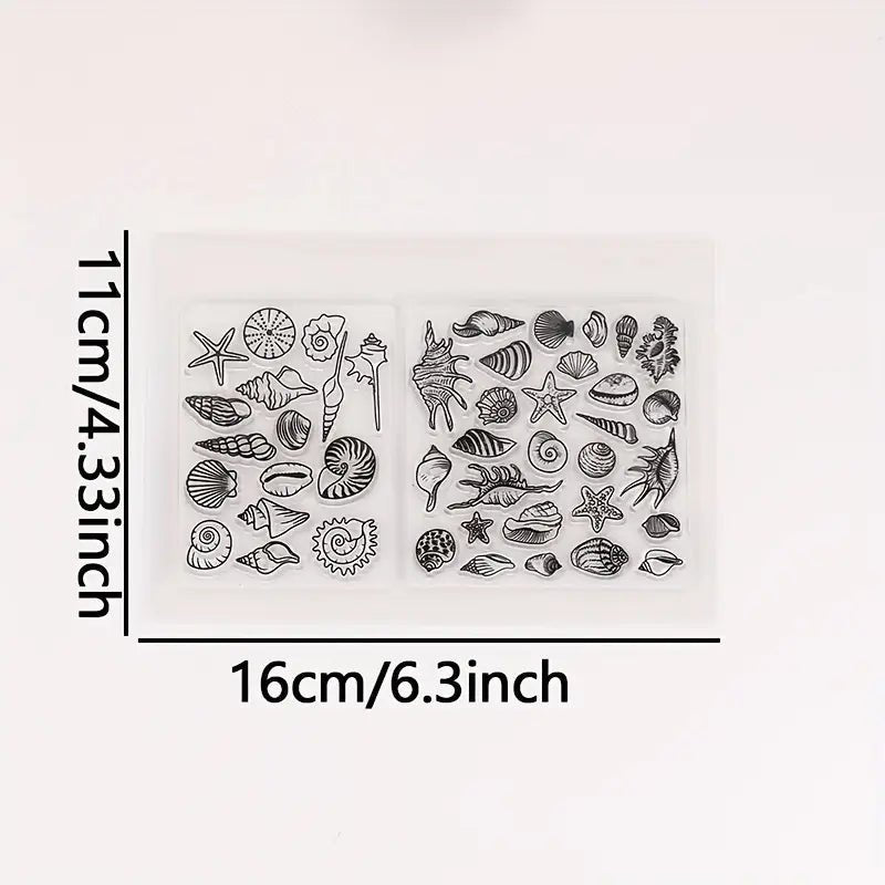 Clearstamps Muscheln - Craftguru
