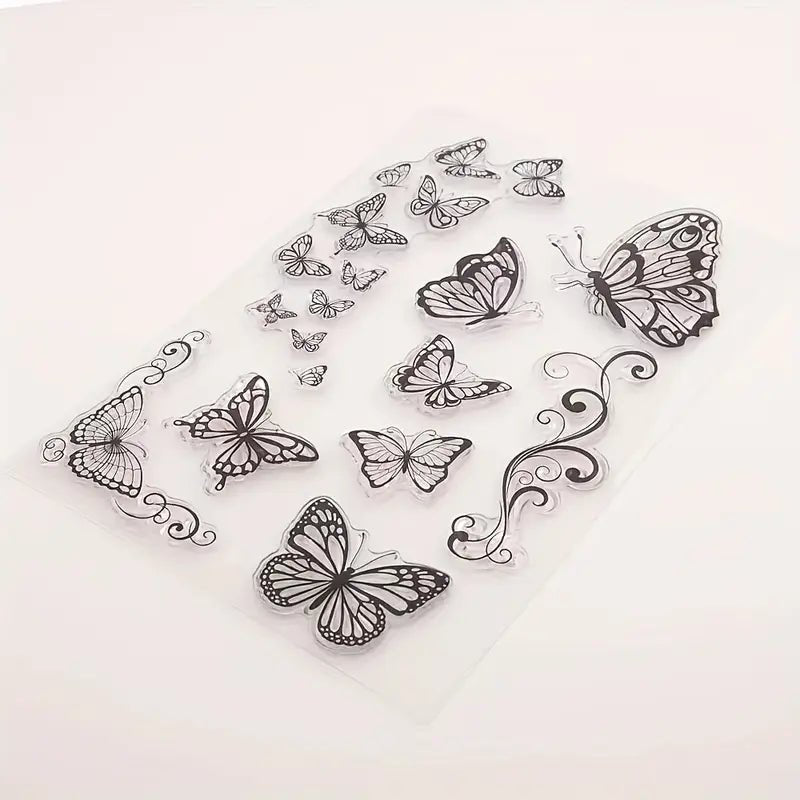 Clearstamps Schmetterlinge - Craftguru