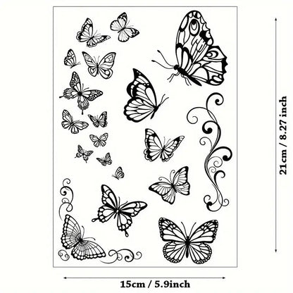 Clearstamps Schmetterlinge - Craftguru