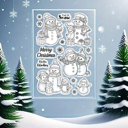 Clearstamps Schneemann - Craftguru