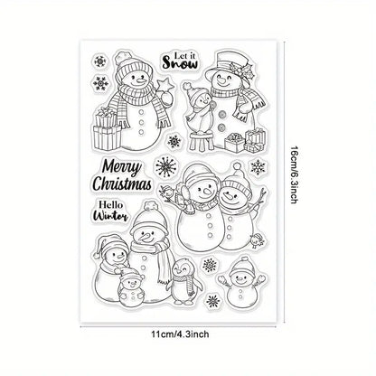Clearstamps Schneemann - Craftguru