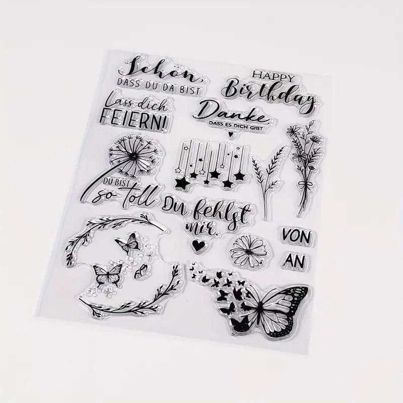 Clearstamps Sprüche für jeden Anlass - Craftguru