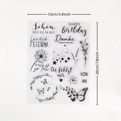 Clearstamps Sprüche für jeden Anlass - Craftguru