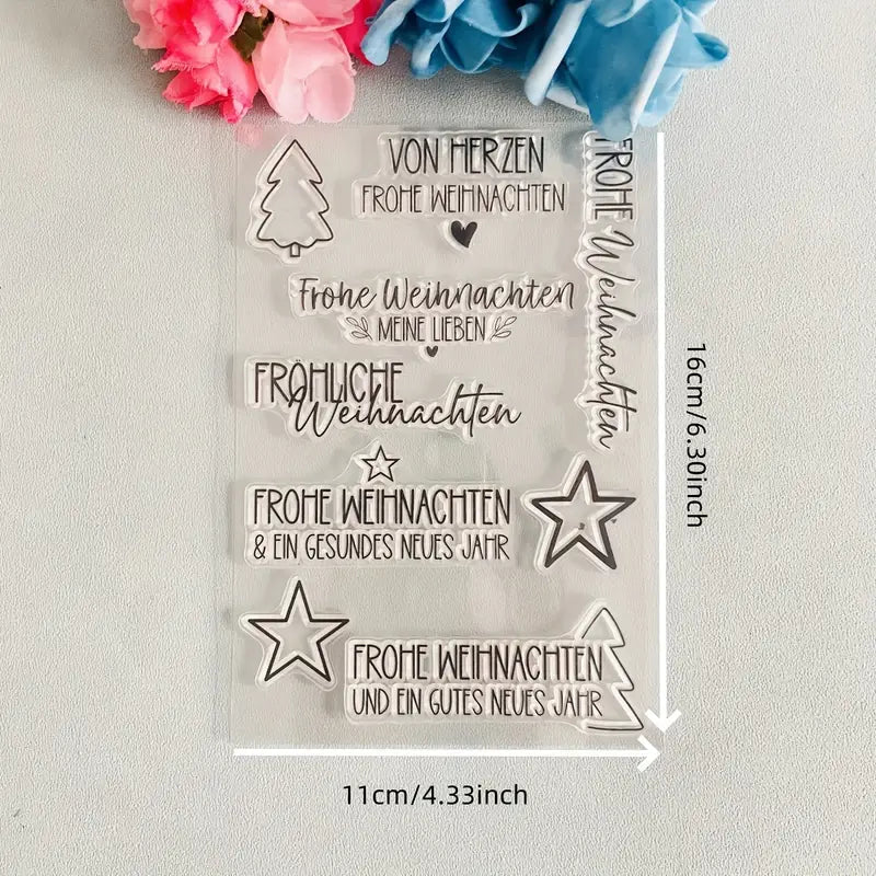 Clearstamps Weihnachtsgrüße - Craftguru