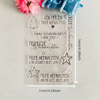 Clearstamps Weihnachtsgrüße - Craftguru
