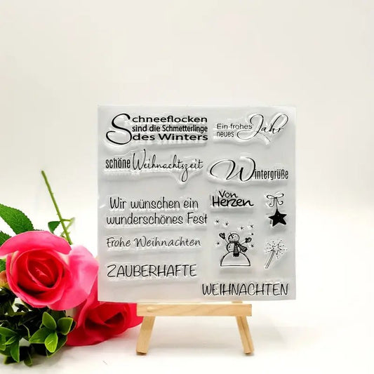 Clearstamps Wintersprüche - Craftguru