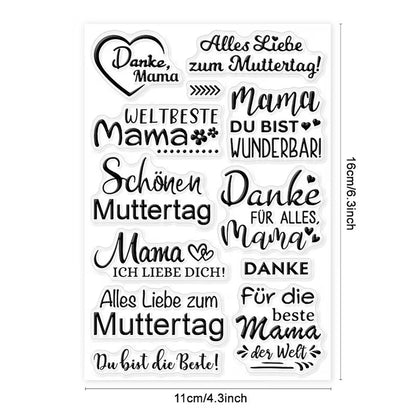 Clearstamps Muttertag