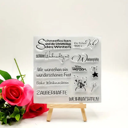 Clearstamps Wintersprüche