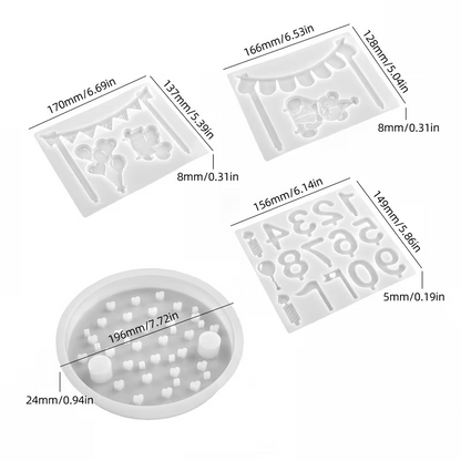 Gießset Geburtstagsmix