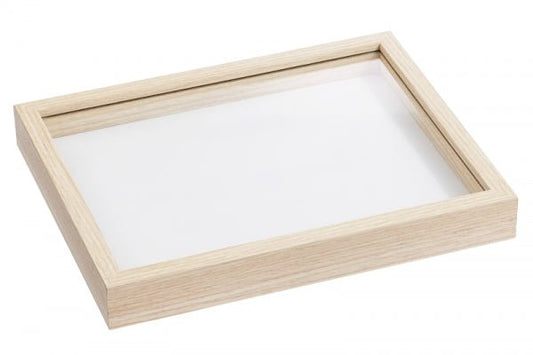 Dekorahmen natur, 19,5 x 24,5 x 3 cm, MDF - Craftguru