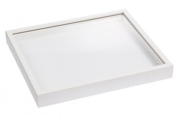 Dekorahmen weiss, 19,5 x 24,5 x 3 cm, MDF - Craftguru