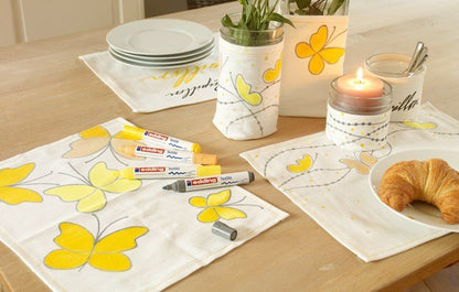 Edding 4600 Textilstifte, 5er Set - Craftguru