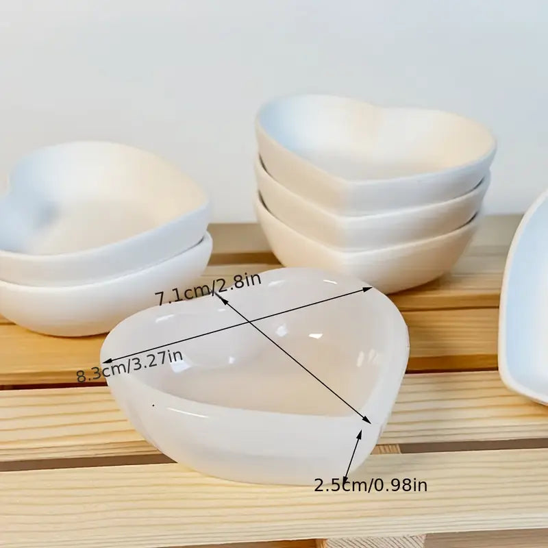 Silikonform Herzschale
