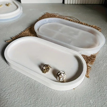 Silikonform Schale Oval