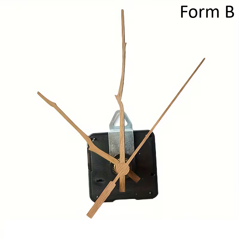 Uhrwerk mit Zeigern, Holz, verschiedene Varianten