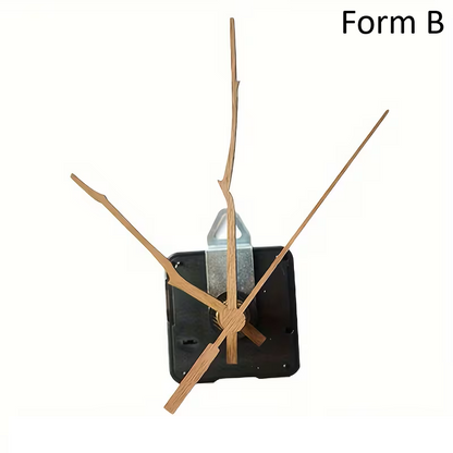 Uhrwerk mit Zeigern, Holz, verschiedene Varianten