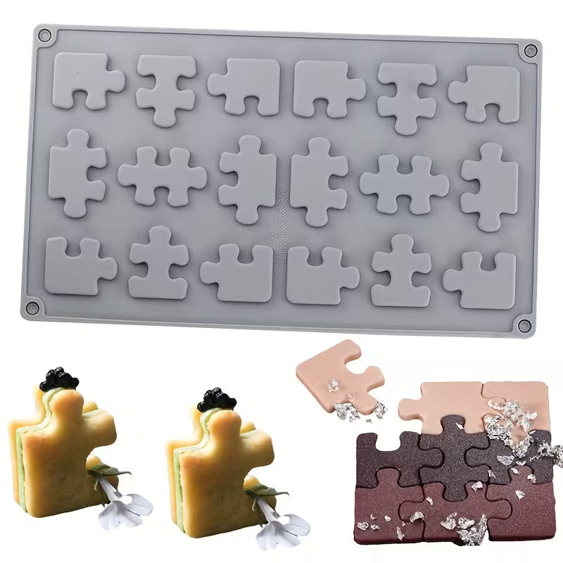 Silikonform Puzzle