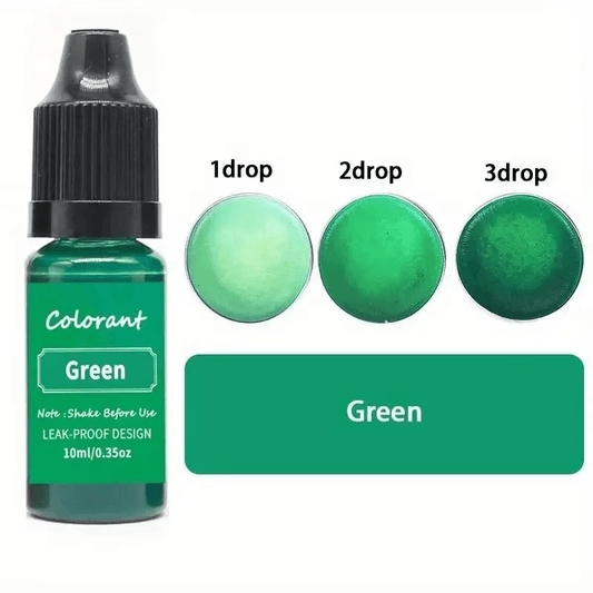 Farbpigmente für Kerzenwachs, grün, 10ml - Craftguru