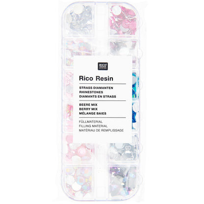Füllmaterial für Resin Diamanten Beere Mix 12x4g - Craftguru