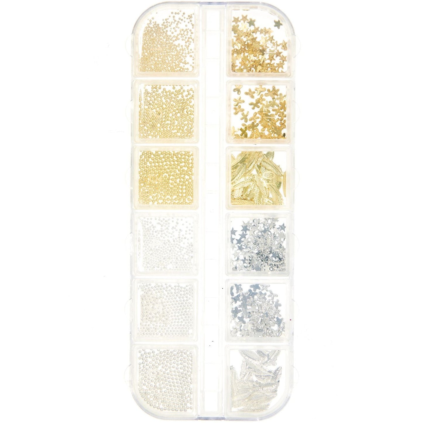 Füllmaterial für Resin Formen Mix 1 Gold & Silber 12x8g - Craftguru