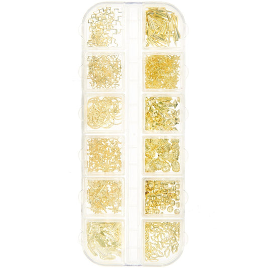 Füllmaterial für Resin Formen Mix Gold 12x8g - Craftguru