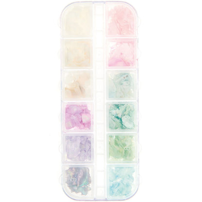 Füllmaterial für Resin Muschelsplitter Pastell 12x4g - Craftguru