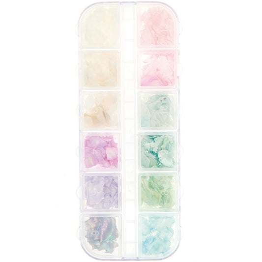 Füllmaterial für Resin Muschelsplitter Pastell 12x4g - Craftguru
