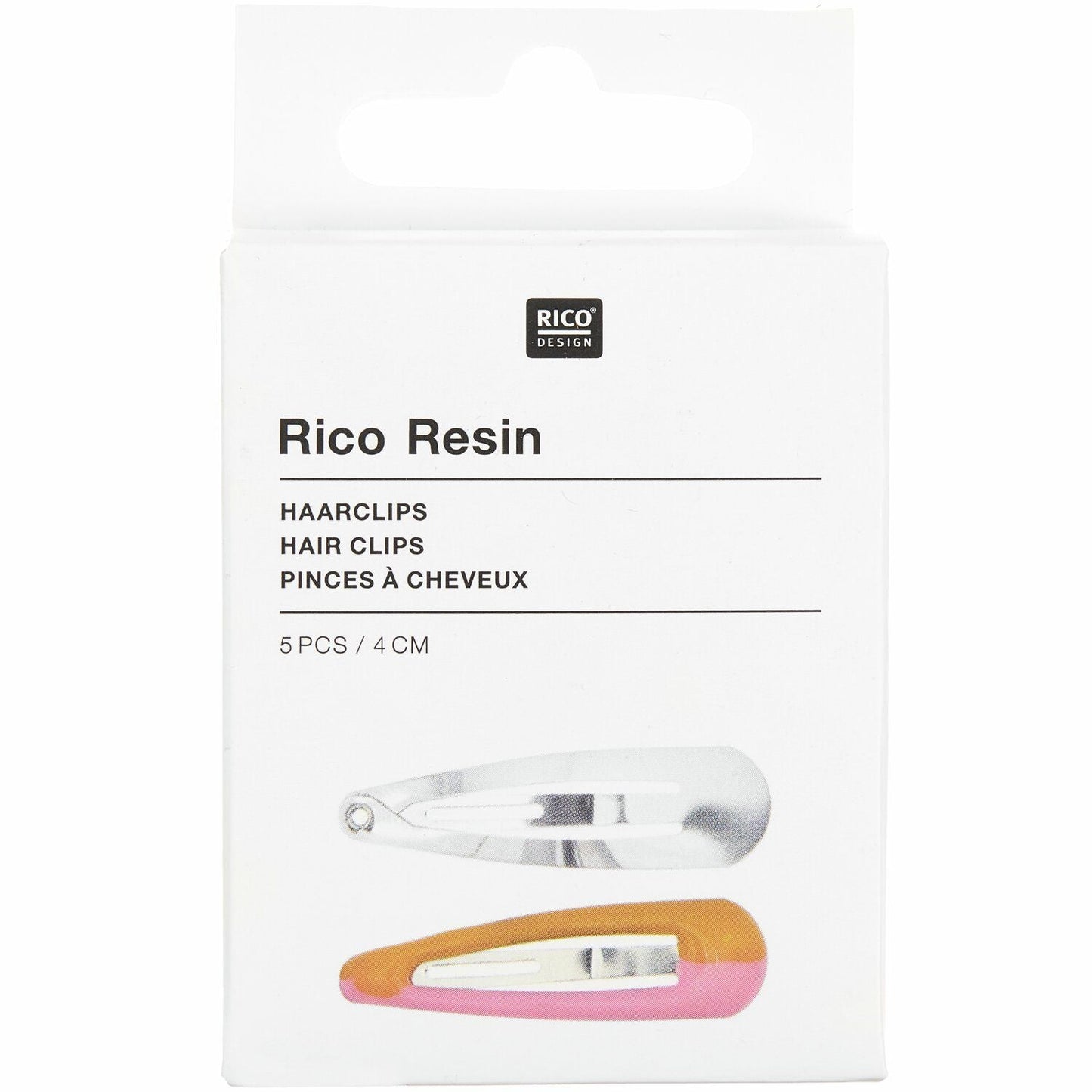 Haarclips 4cm 5 Stück - Craftguru