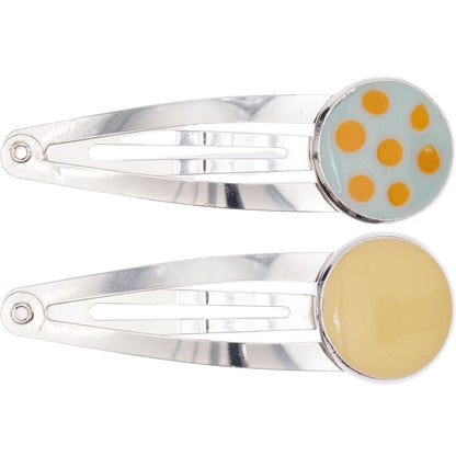 Haarclips mit runder Klebefläche 5,5cm 3 Stück - Craftguru