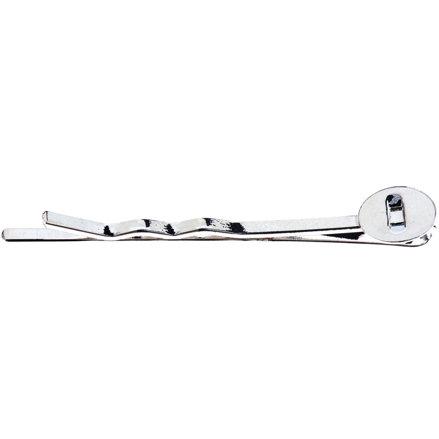 Haarnadel mit runder Klebefläche 4,5cm 5 Stück - Craftguru