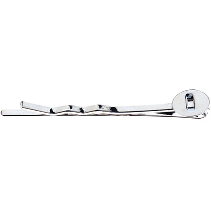 Haarnadel mit runder Klebefläche 4,5cm 5 Stück - Craftguru