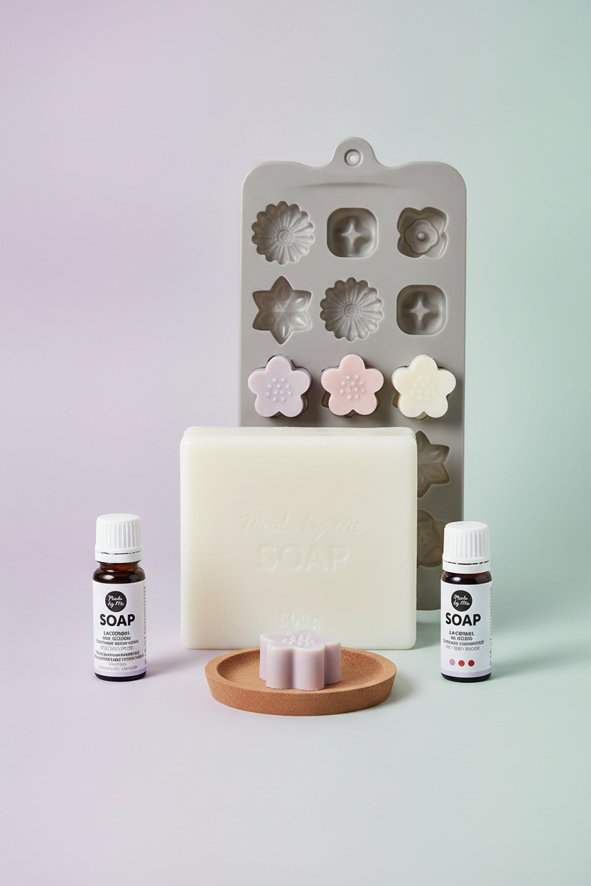 Starterset Seife selber machen - alle Bestandteile als Geschenk