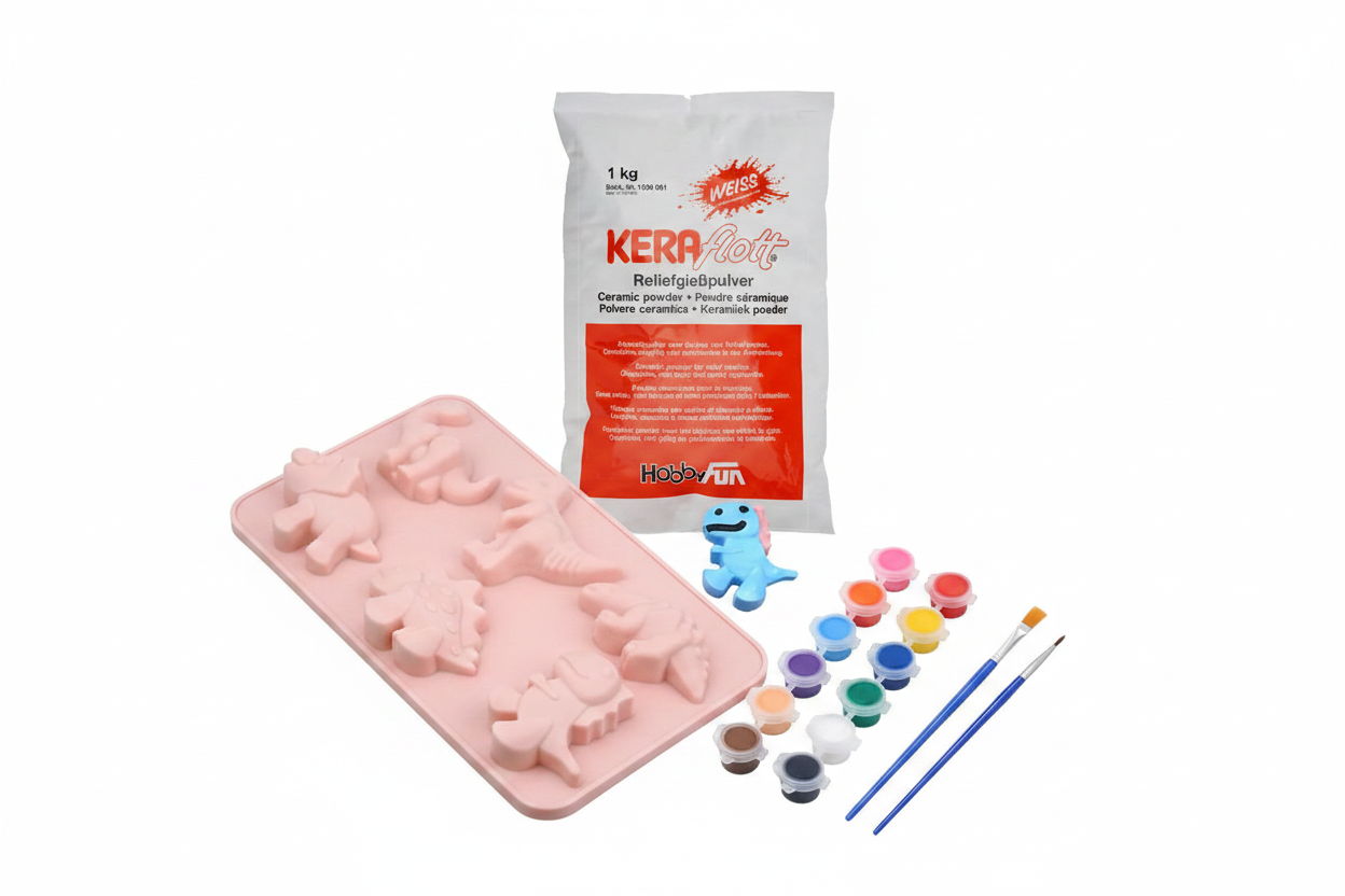 Kinder Gießset Dinos – Geschenk-Arrangement
