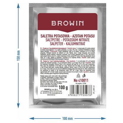 Kalisalpeter zum Pökeln von Fleisch, 100 g
