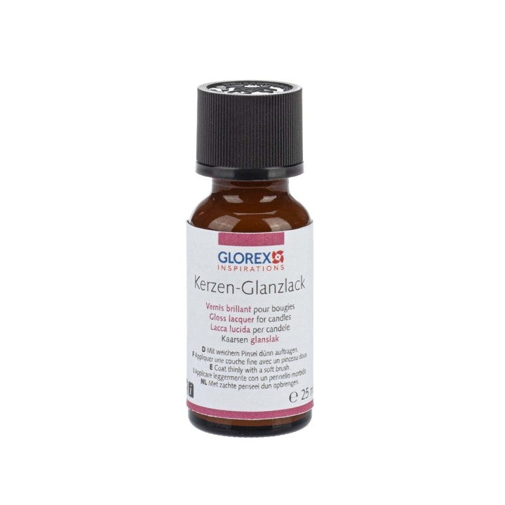 Kerzen Glanzlack 25 ml – Schutzlack für dekorierte Kerzen